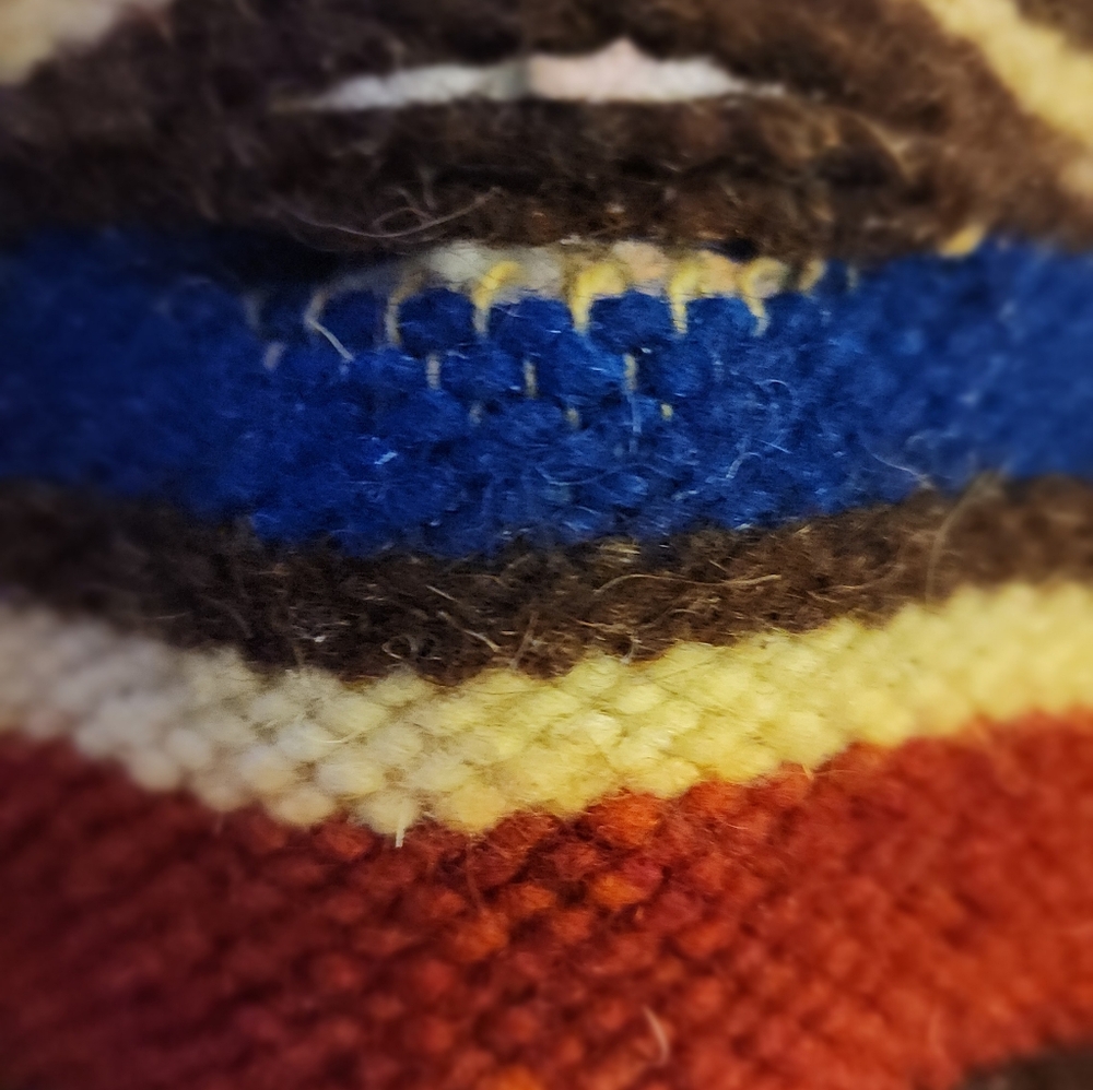 Vintage South American Wall Tapestry - Picture 6 of 9